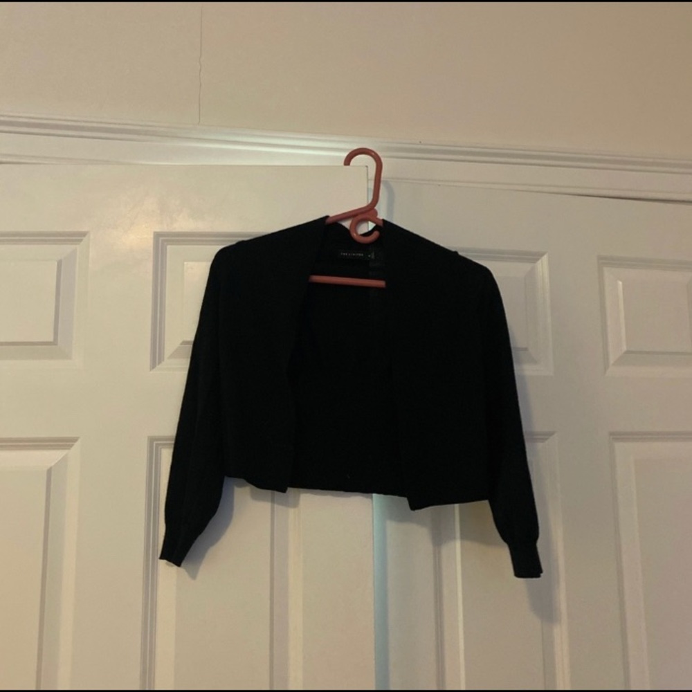 The Limited black crop sweater